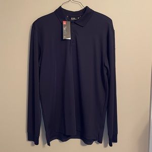 ⭐️TAGS ON ⭐️ long sleeve under armour polo